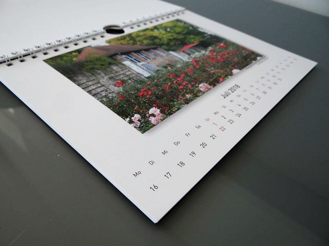 Kalender mit Wire-O